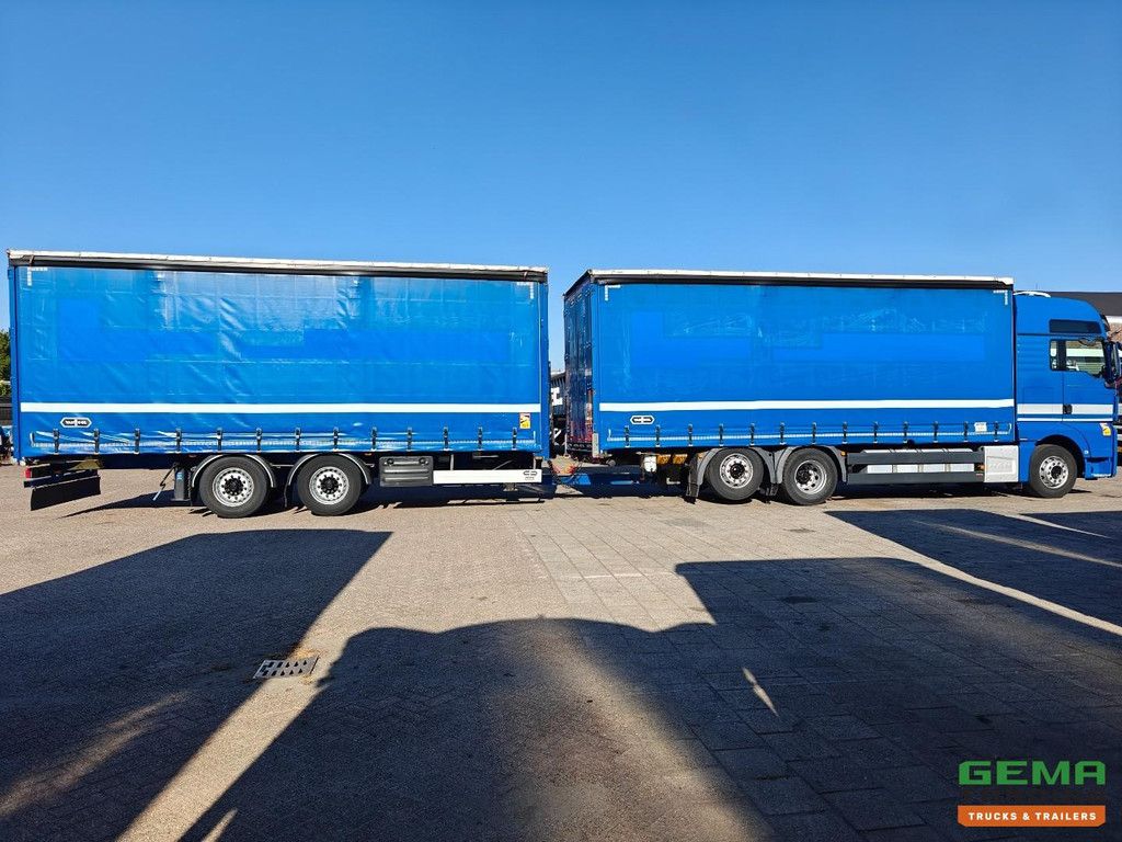 MAN TGX 26.500 6x2/4 XLX Euro 6C Curtainside Combi 105m³ + Van Hool - Schiebedach - Durchladesystem - Smart Tacho V2 - Festklimaanlage - TÜV 04/2027
