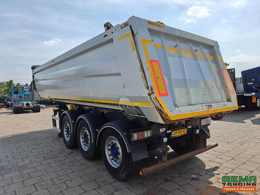 Wielton NW-3 28,3 m³ - Staal/Staal - Hyva AfdekKleppen - Wabco SmartBoard - SAF schijfrem - LiftAs - APK 04/2027