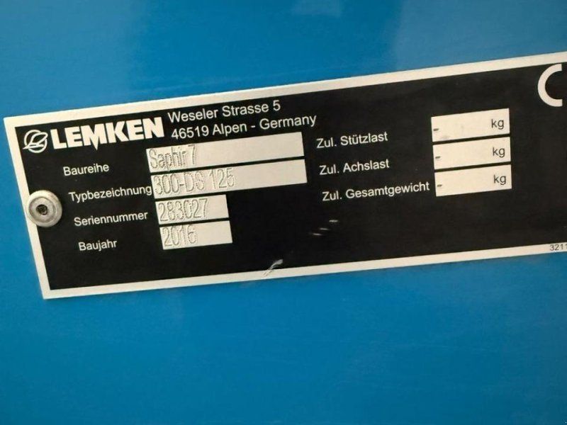 Lemken zirkon 12 + saphir 9