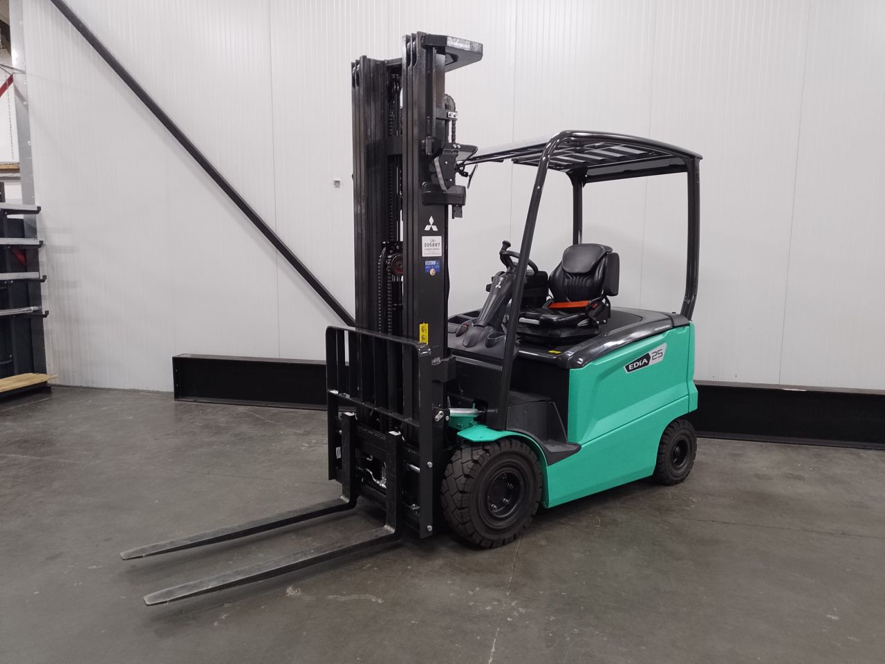 Mitsubishi FB25CN, electric forklift, 2022 125h New condition!