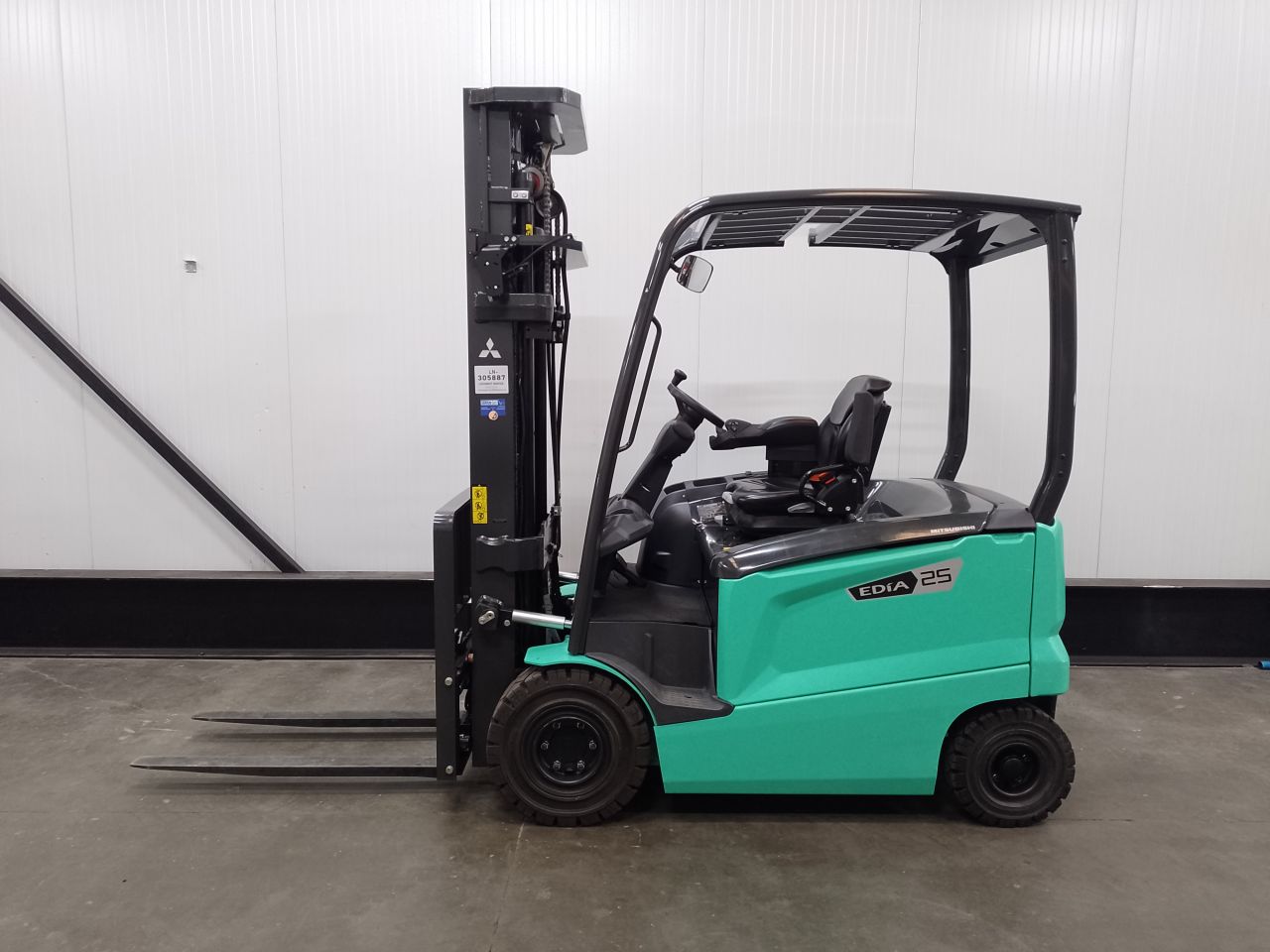 Mitsubishi FB25CN, electric forklift, 2022 125h New condition!