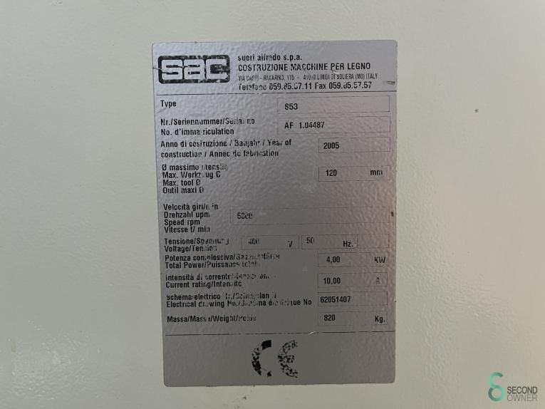 Vandiktebanken SAC S 53 2005