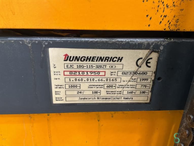 Stapler Elektrisch Jungheinrich EJC 110 1999