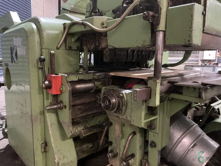 Vierzijdige schaafmachines Kupfermühle 1980