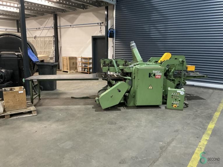 Vierzijdige schaafmachines Kupfermühle 1980