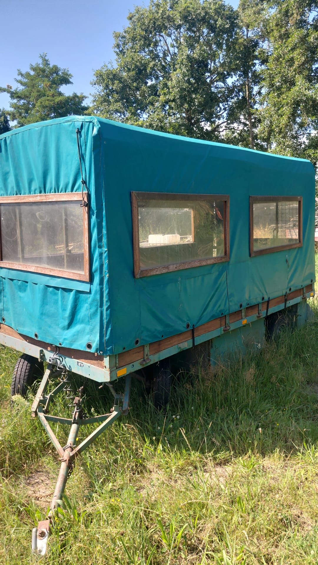 Landbouw wagentje met Huif