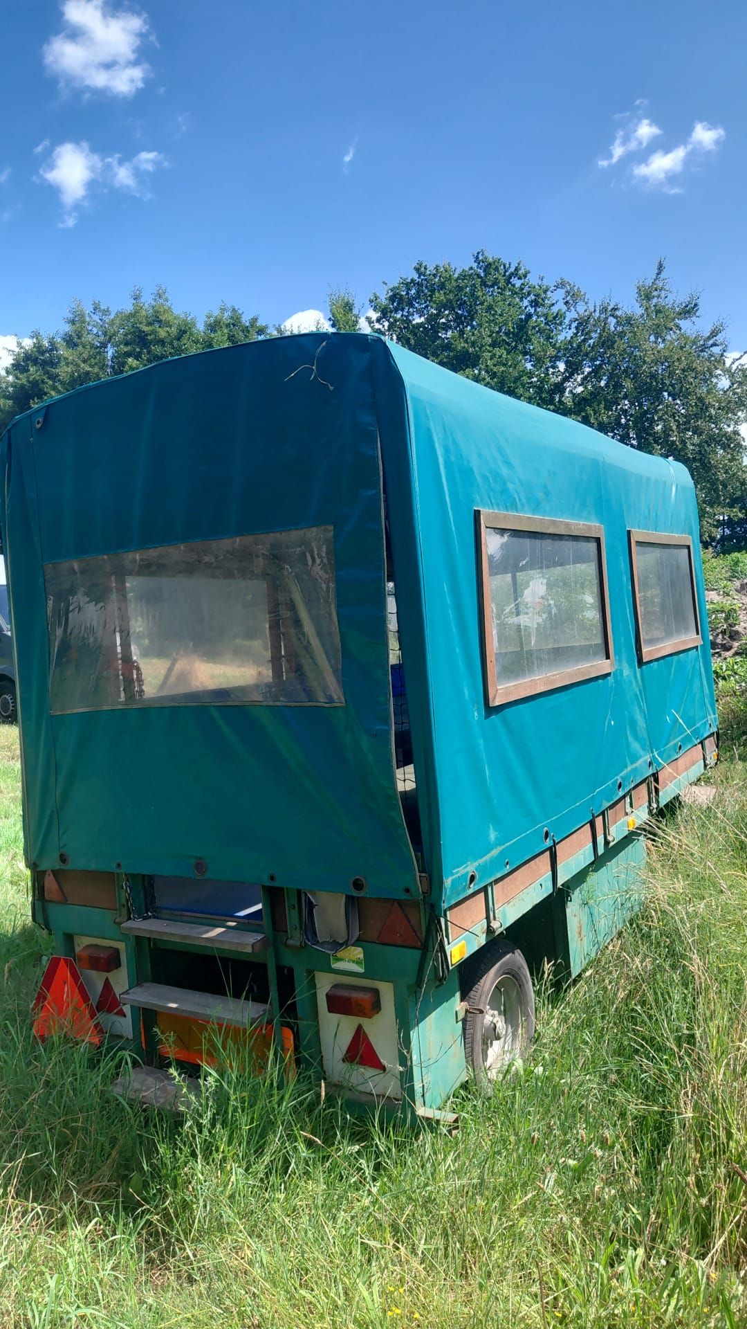 Landbouw wagentje met Huif