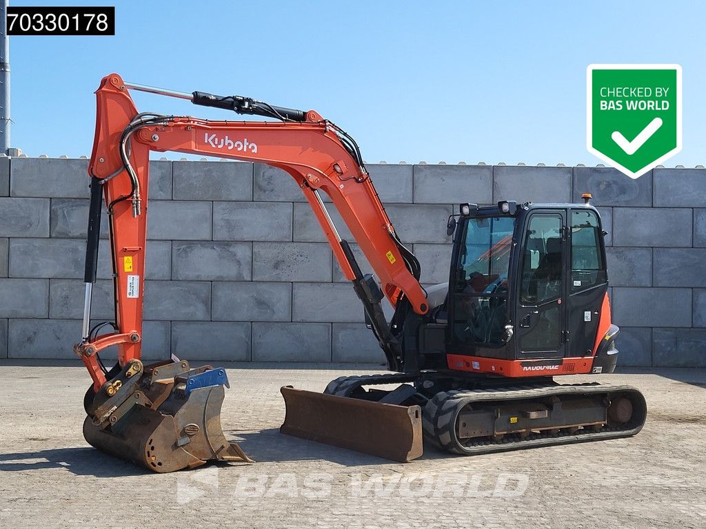 Kubota KX080 -4a2 A/C - 3 Buckets