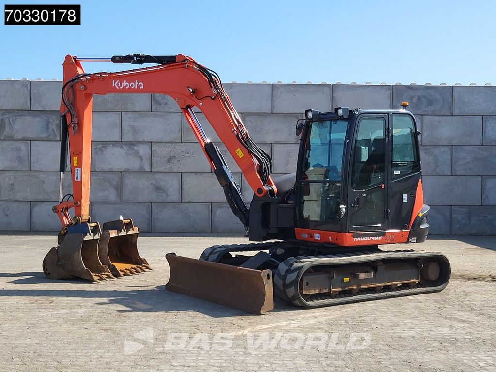 Kubota KX080 -4a2 A/C - 3 Buckets
