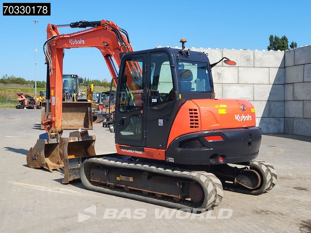 Kubota KX080 -4a2 A/C - 3 Buckets