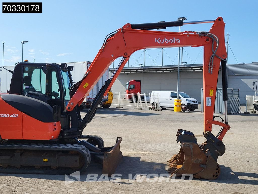 Kubota KX080 -4a2 A/C - 3 Buckets