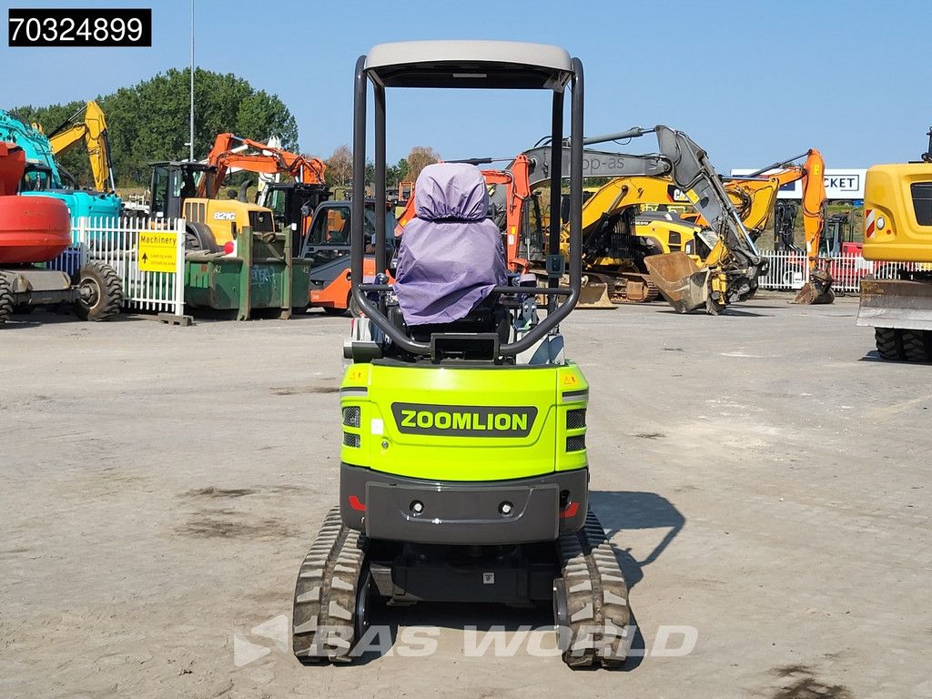 Zoomlion ZE18 GU KUBOTA ENGINE - CW / 3 BUCKETS - CE CERTIFIED