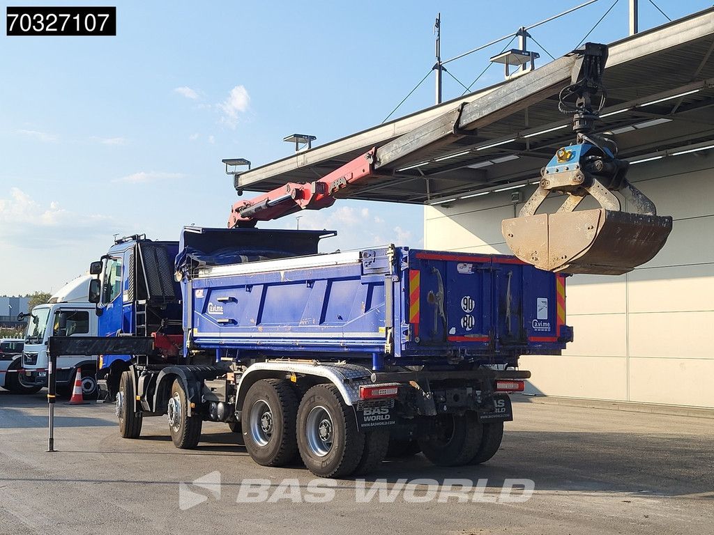Renault C C 480 8X4 HMF 2243 Z-Crane Tipper Full Steel Euro 6