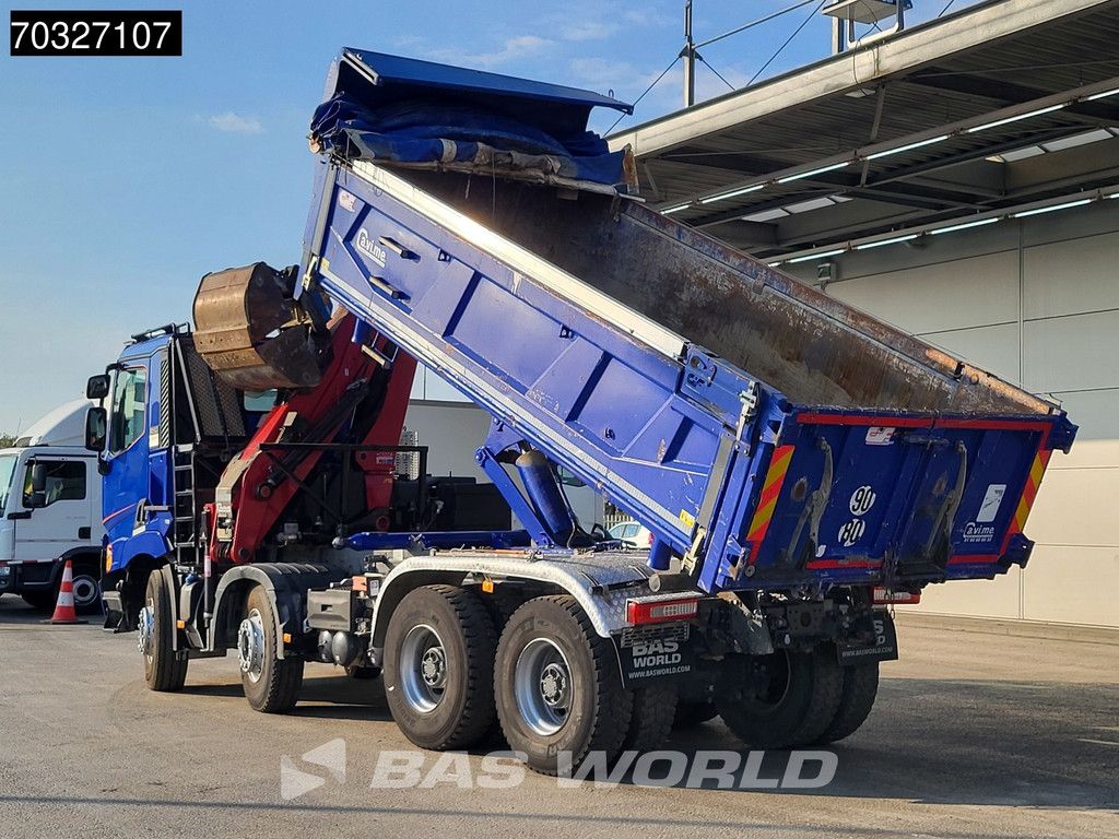 Renault C C 480 8X4 HMF 2243 Z-Crane Tipper Full Steel Euro 6