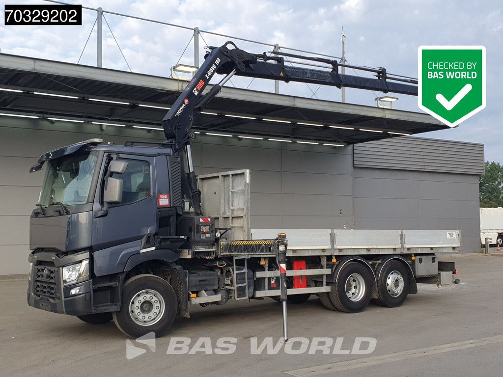 Renault C 380 6X2 HIAB X-HIDUO 188 ES-4 Remote Lift+Steering Axle Euro 6