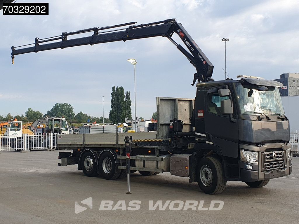 Renault C 380 6X2 HIAB X-HIDUO 188 ES-4 Remote Lift+Steering Axle Euro 6