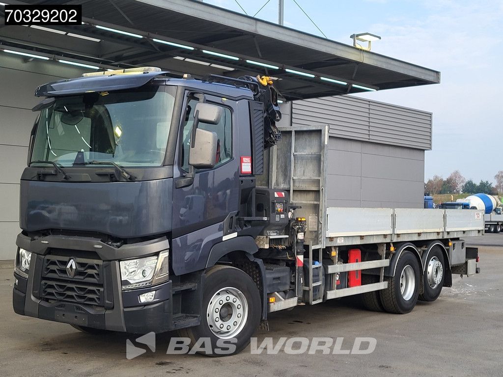 Renault C 380 6X2 HIAB X-HIDUO 188 ES-4 Remote Lift+Steering Axle Euro 6