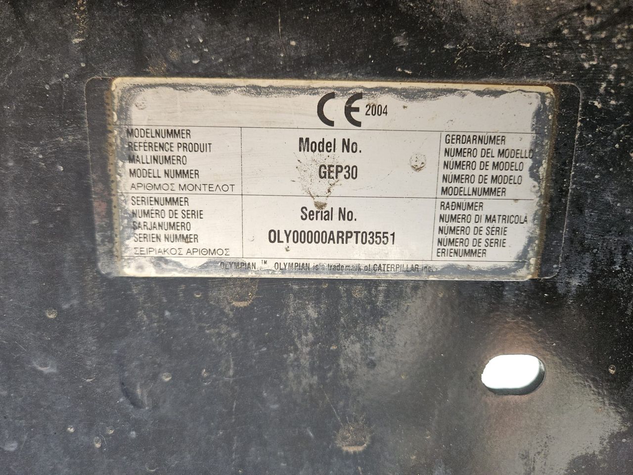 30 KVA Caterpillar GEP30