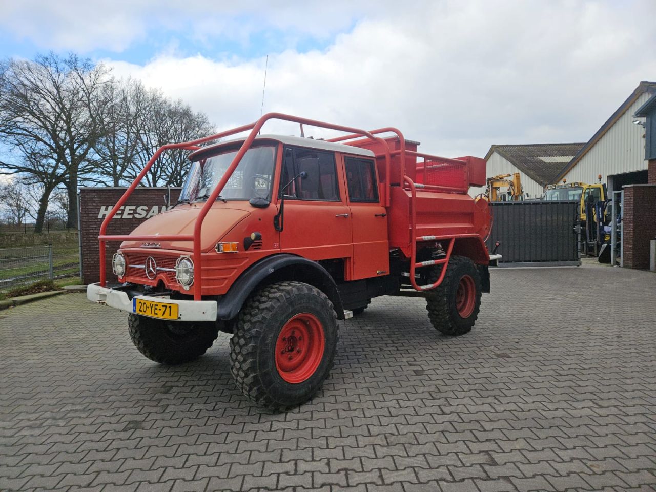 Unimog 416 Doka / Brandweerauto brandweerwagen