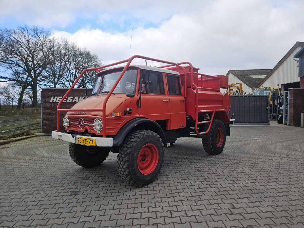 Unimog 416 Doka / Brandweerauto brandweerwagen
