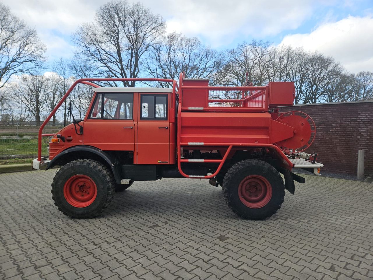 Unimog 416 Doka / Brandweerauto brandweerwagen