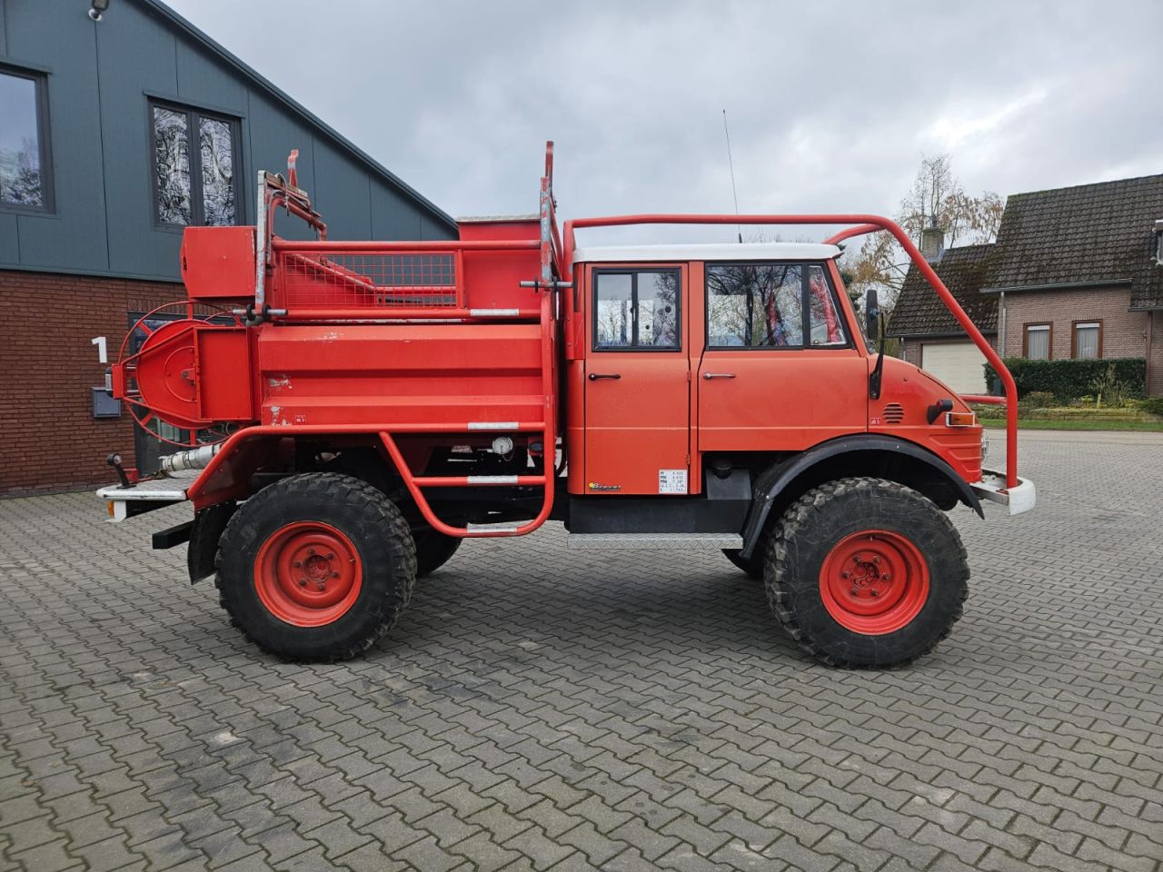 Unimog 416 Doka / Brandweerauto brandweerwagen