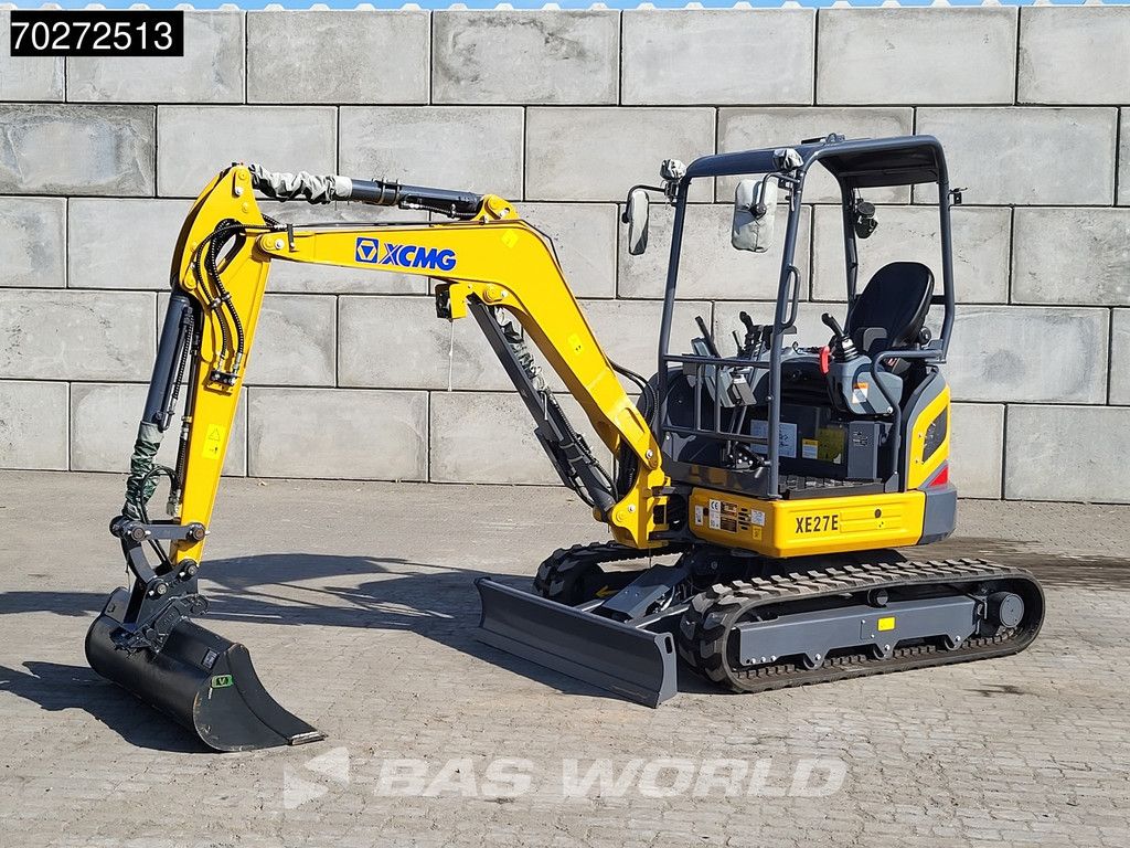 XCMG XE27 E FACTORY WARRANTY - CW / 3 BUCKETS - KUBOTA