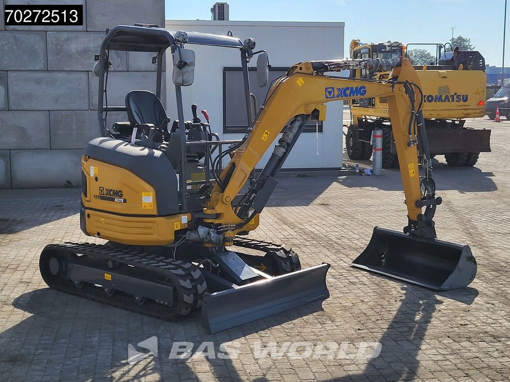 XCMG XE27 E FACTORY WARRANTY - CW / 3 BUCKETS - KUBOTA