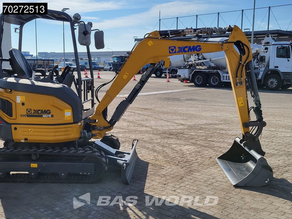XCMG XE27 E FACTORY WARRANTY - CW / 3 BUCKETS - KUBOTA