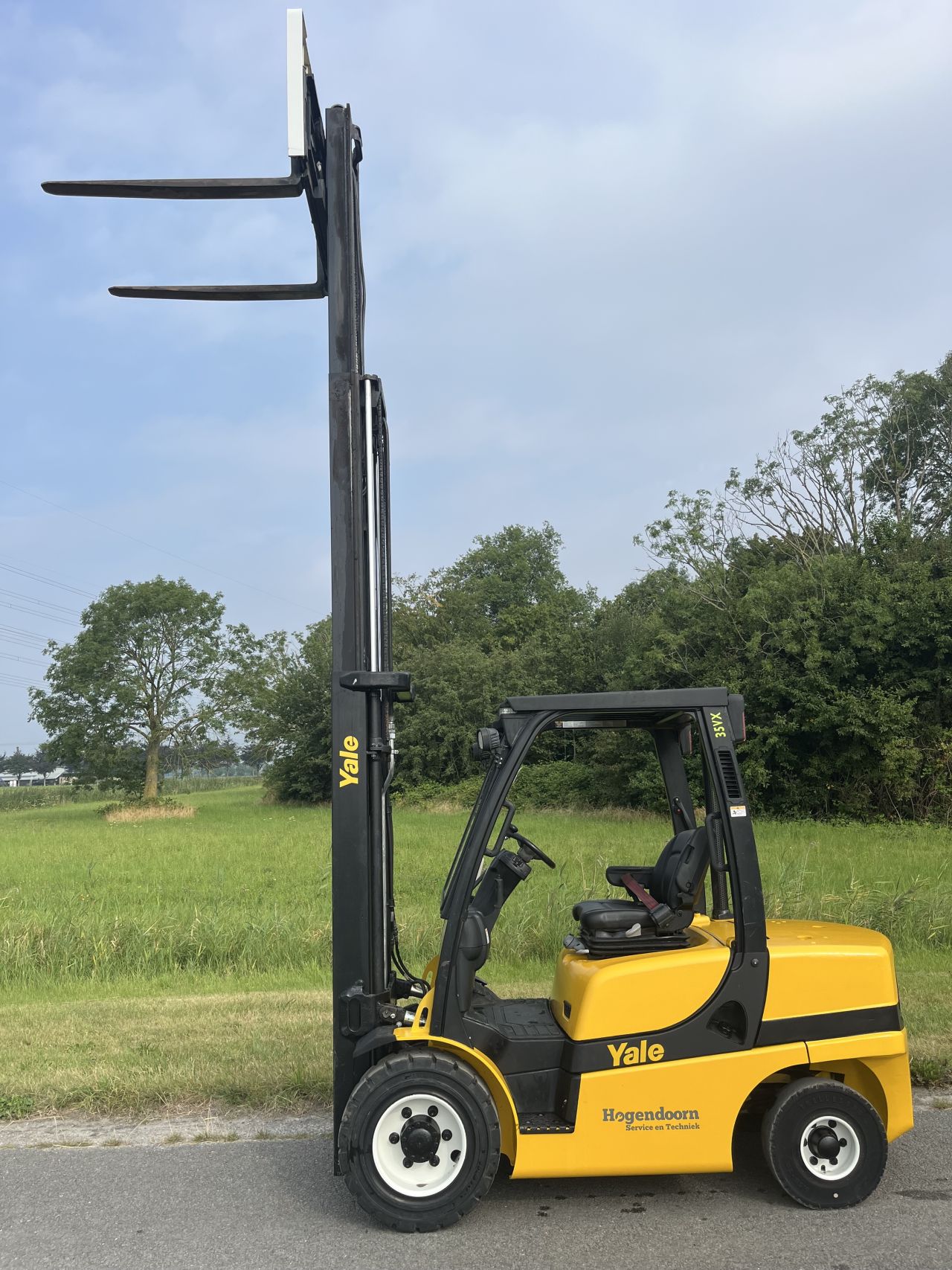 Yale GDP35VX diesel heftruck triplo sideshift