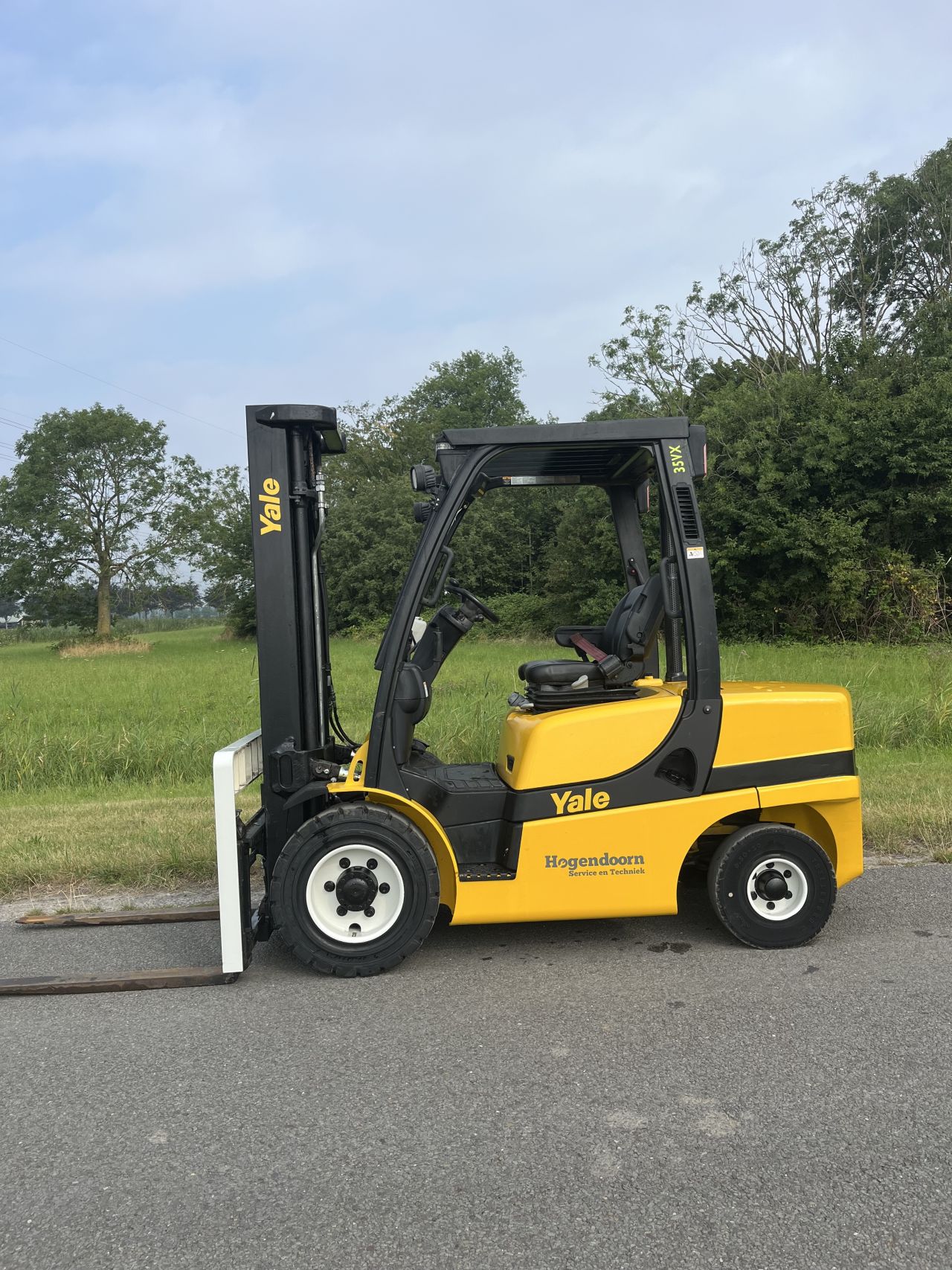 Yale GDP35VX diesel heftruck triplo sideshift