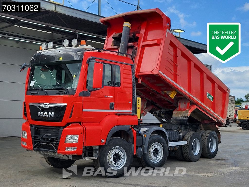 MAN TGS TGS 41.510 8X4 17m3 tipper Full Steel Hub reduction Automatic Euro 6