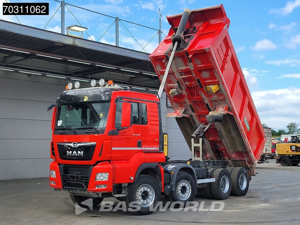 MAN TGS TGS 41.510 8X4 17m3 tipper Full Steel Hub reduction Automatic Euro 6