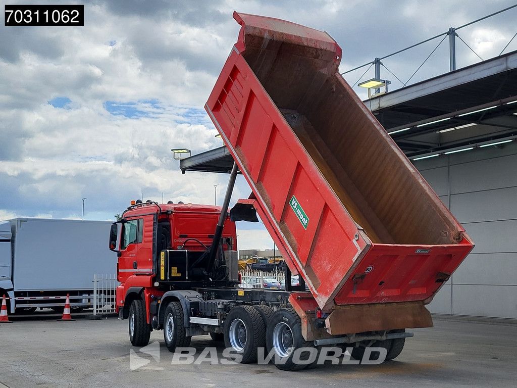 MAN TGS TGS 41.510 8X4 17m3 tipper Full Steel Hub reduction Automatic Euro 6