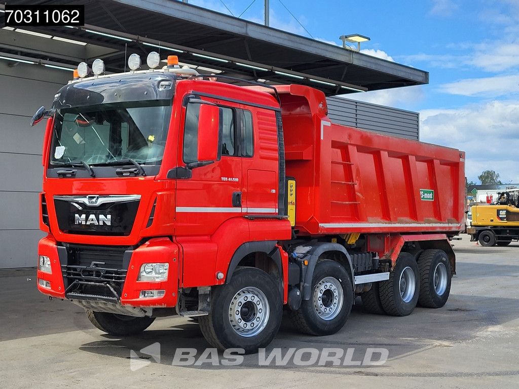 MAN TGS TGS 41.510 8X4 17m3 tipper Full Steel Hub reduction Automatic Euro 6