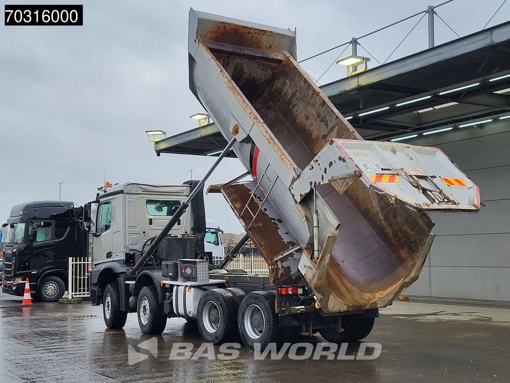 Mercedes Arocs 4151 8X4 18m3 tipper steel suspension Big-Axle Automatic Euro 6