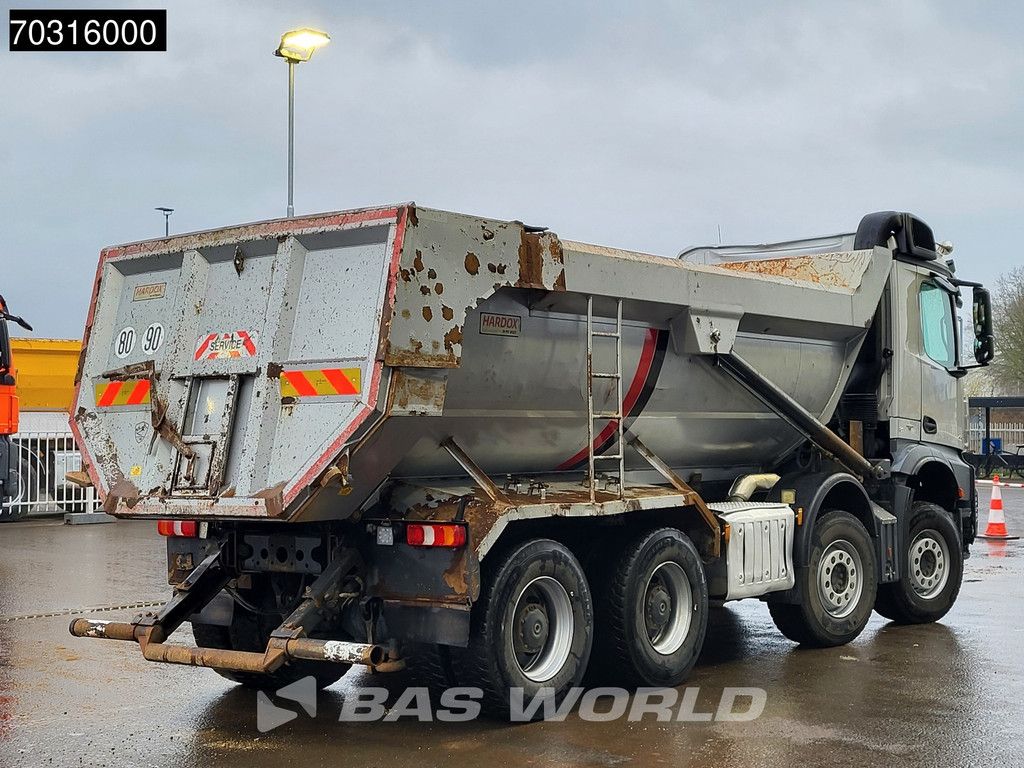 Mercedes Arocs 4151 8X4 18m3 tipper steel suspension Big-Axle Automatic Euro 6