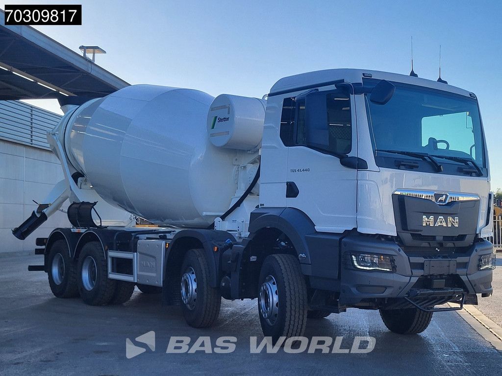 MAN TGS 41.440 8X4 NEW! 12m3 Stetter Mixer Big-Axle Steelsuspension Automatic Euro 6