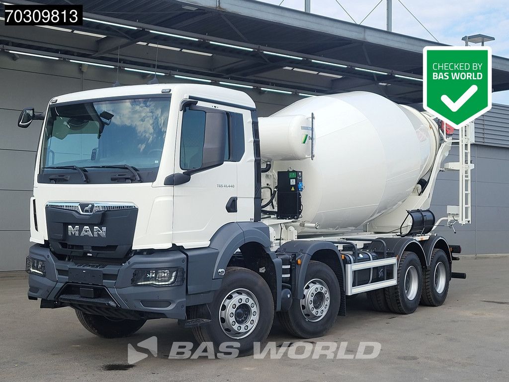 MAN TGS 41.440 8X4 NEW! 12m3 Stetter Mixer Big-Axle Steelsuspension Automatic Euro 6