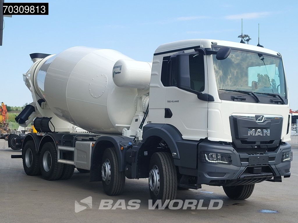 MAN TGS 41.440 8X4 NEW! 12m3 Stetter Mixer Big-Axle Steelsuspension Automatic Euro 6