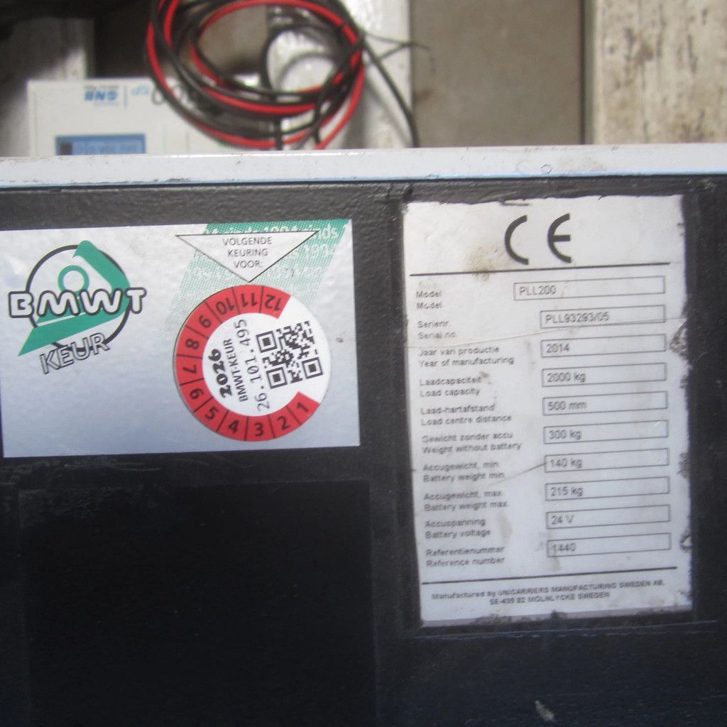 Mitsubishi Palletwagen Celectric PLL-200 elektrisch. Nr. 2