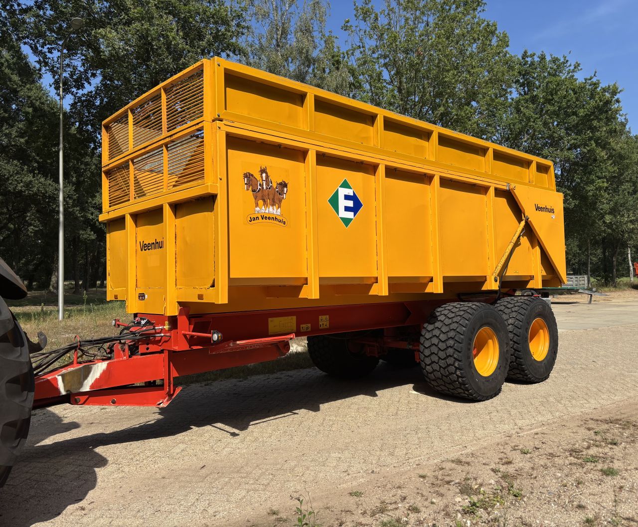 Veenhuis 15 tons kieper kipper bagger silagekieper