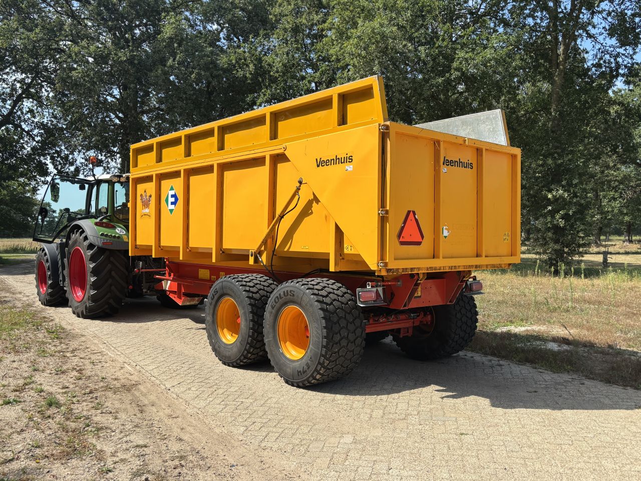 Veenhuis 15 tons kieper kipper bagger silagekieper