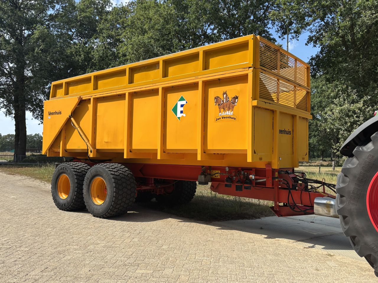 Veenhuis 15 tons kieper kipper bagger silagekieper