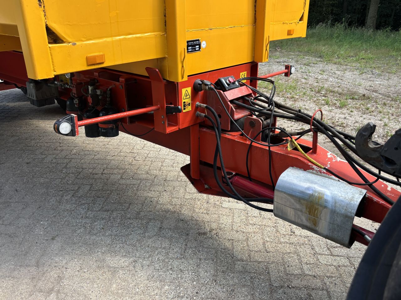 Veenhuis 15 tons kieper kipper bagger silagekieper