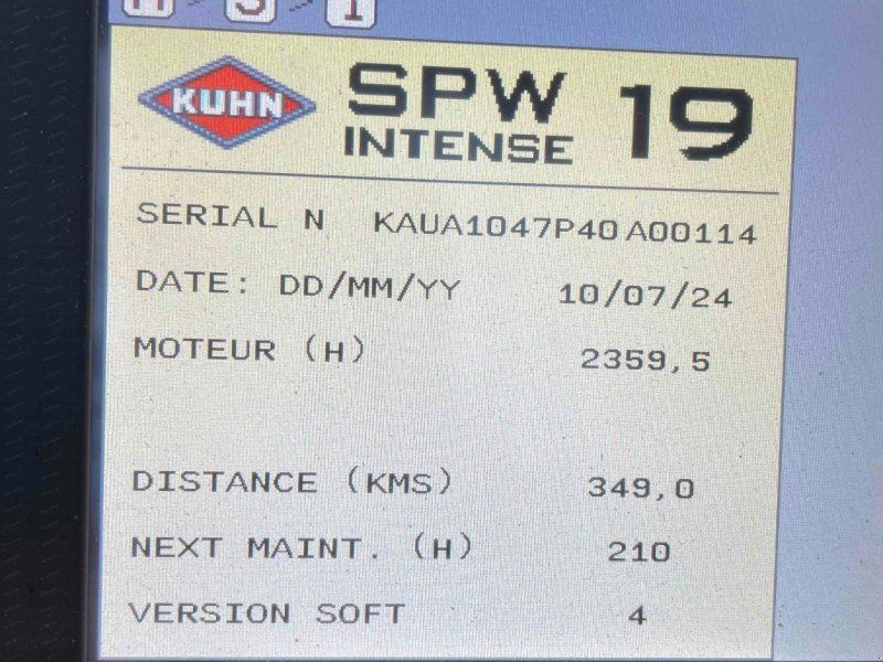 Kuhn SPW INTENSE 19.2 CL