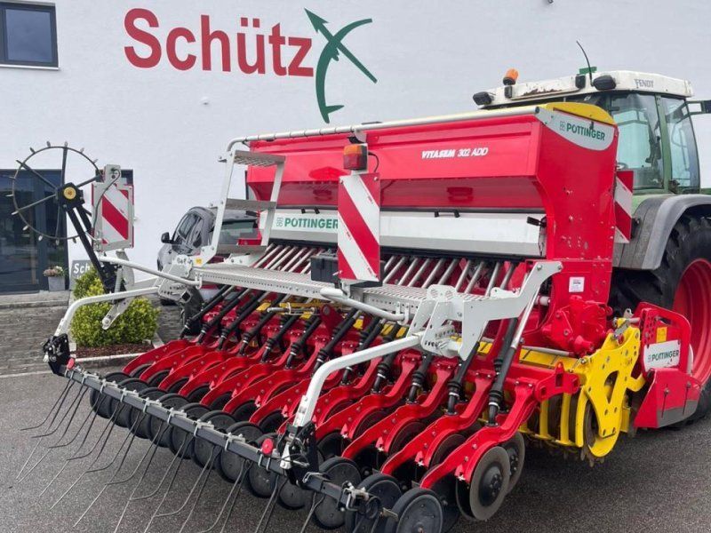Pöttinger Vitasem 302 ADD + Kreiselegge Lion 303.12