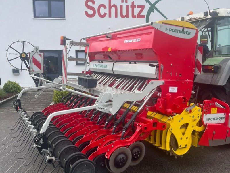 Pöttinger Vitasem 302 ADD + Kreiselegge Lion 303.12