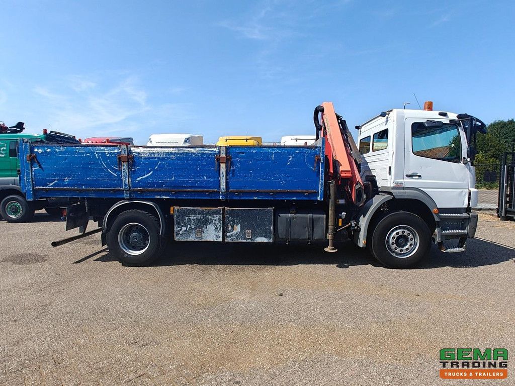 Mercedes-Benz Axor 1924 4x2 Tageskabine Euro4 - Kipper + Palfinger PK12001 + Fernbedienung - Radnabenuntersetzung - Vollblattfederung - Schaukelfunktion