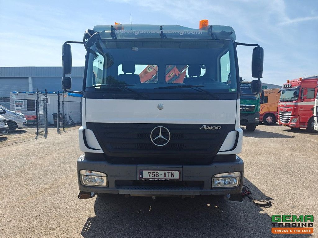 Mercedes-Benz Axor 1924 4x2 Tageskabine Euro4 - Kipper + Palfinger PK12001 + Fernbedienung - Radnabenuntersetzung - Vollblattfederung - Schaukelfunktion